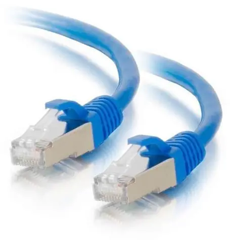 Mercodan Patch kábel S/FTP CAT6a 2m modrá / Sieťový kábel / S/FTP / kategória 6a