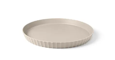 BlimPlus Atena Tácka guľatá M moka grey / Tácka / priemer 30 cm / bez BPA