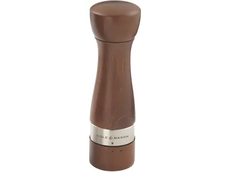 Cole&Mason Melbury Gourmet Precision+ / Mlynček na soľ / 19 cm / buk / nerez