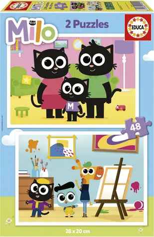 Educa Puzzle Milo / 2x48 dielikov