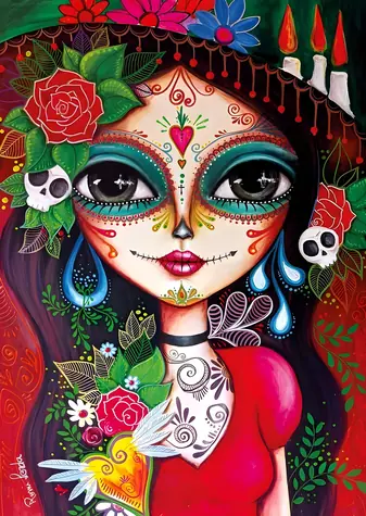 MAGNOLIA Puzzle Catrina / 1000 dielikov / 48 x 68 cm