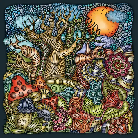 CURIOSI Štvorcové puzzle Palapeli: Zázračný les / 210 dielikov / 28 × 28 cm