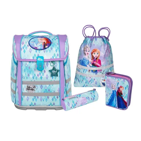 MCNEILL Školský set PERFECTO Frozen / 5dielna sada / batoh 22 l / reflexné prvky / pre dievčatá
