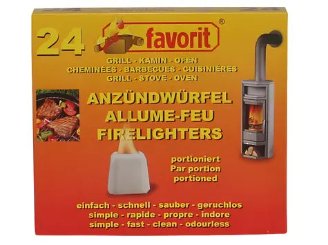 Alschu Podpaľovač pevný porciovaný 24 ks / Podpaľovač / Pevný / 24 ks / Porciovaný