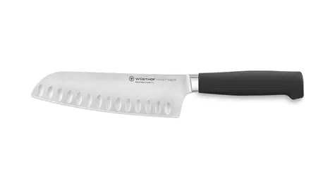 Wüsthof Partner / Nôž Santoku / 17 cm / duté výbrusy / plne kovaná oceľ