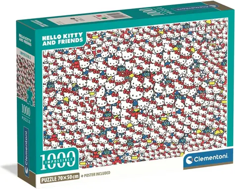 Clementoni Puzzle Impossible Hello Kitty / 1000 dielikov / od 14 rokov