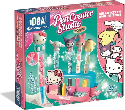 Clementoni IDEA Kreatívna súprava Továreň na perá Hello Kitty / od 6 rokov