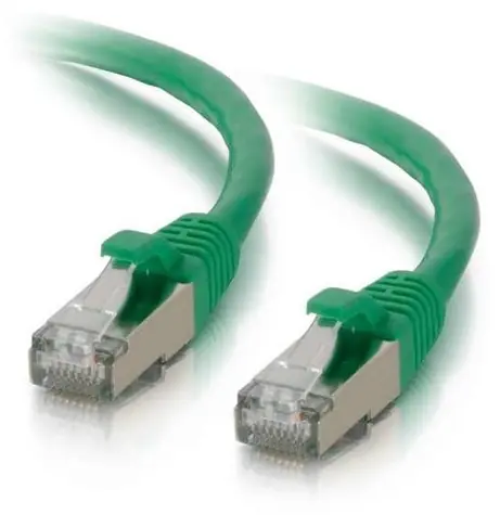 Mercodan sieťový kábel CAT6A S/FTP zelená / Sieťový kábel / CAT6A / S/FTP / 10 Gbit/s / 10 m