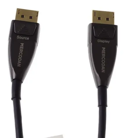Mercodan DisplayPort optický kábel 10 m / Kábel DisplayPort / Optický (fiber) / 10 m
