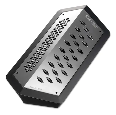 KAI JANUS BP-0021 čierna / Strúhadlo / obojstranné / so zbernou nádobkou / nerez, plast
