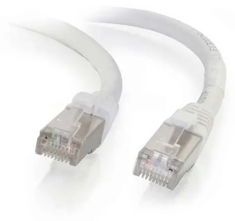 Mercodan CAT6a S/FTP 20 m biela / Patch kábel / RJ45-RJ45