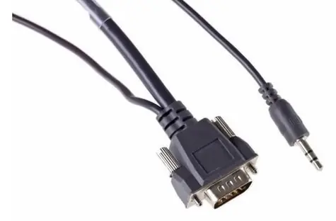 Mercodan VGA kábel so zvukom PRO Micro / Kábel / VGA + audio