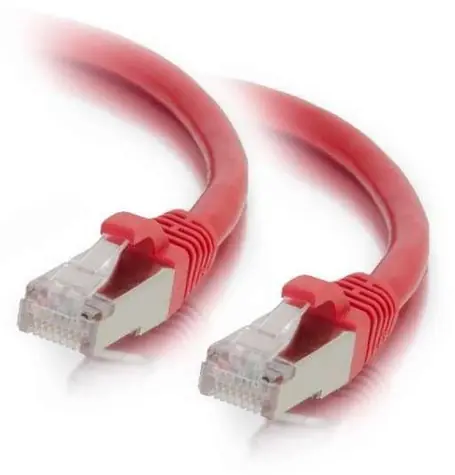 Mercodan CAT6A S/FTP 20m červená / Patch kábel / RJ45-RJ45