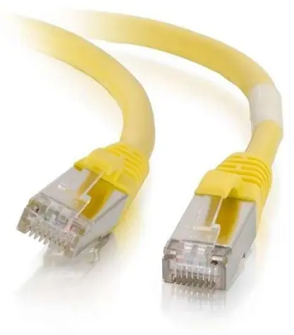 Mercodan Cat6a S/FTP žltá / Patch kábel / RJ-45 / 15 m
