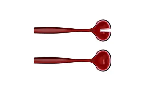 Guzzini DOLCEVITA červená / Šalátový príbor / bioplast / 28 cm
