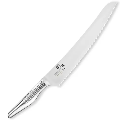 KAI Nôž na chlieb Sekimagoroku Shoso 21 cm / Zubaté ostrie / Nerezová oceľ 5CR15MoV / 56 HRC / 135 g