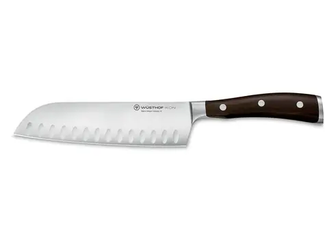 Wüsthof Ikon Japonský nôž / Kuchynský nôž / čepeľ 17 cm / rukoväť Grenadill