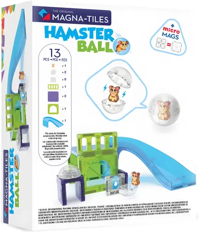 MAGNA-TILES® Magnetická stavebnica Hamster Ball / 13 dielikov