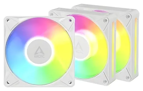 ARCTIC BioniX P12 A-RGB biela 3 ks / Ventilátor / 120 mm / A-RGB / Daisy-chain