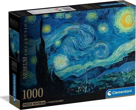 Clementoni Puzzle Museum Collection: Hviezdna noc (8005125370658) / 1000 dielikov / od 14 rokov
