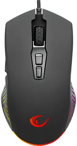 Rampage Spear V2 čierna / Herná optická myš / 12800 DPI / RGB / drôtová / 1000 Hz