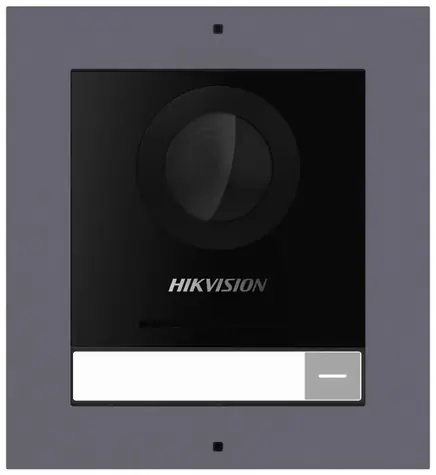 HIKVISION DS-KD8003-IME1(B)/SURFACE / IP dverový interkom / 1 tlačidlo / Povrchová montáž