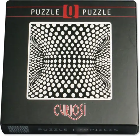 CURIOSI Štvorcové puzzle Q Shimmer: Ilúzia III / 79 dielikov / 12,5 × 12,5 cm