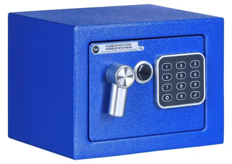 Yale YSV 170 DB2 B modrá / Trezor / Digitálna klávesnica / 3,8 l / Oceľ / Voľne stojaca