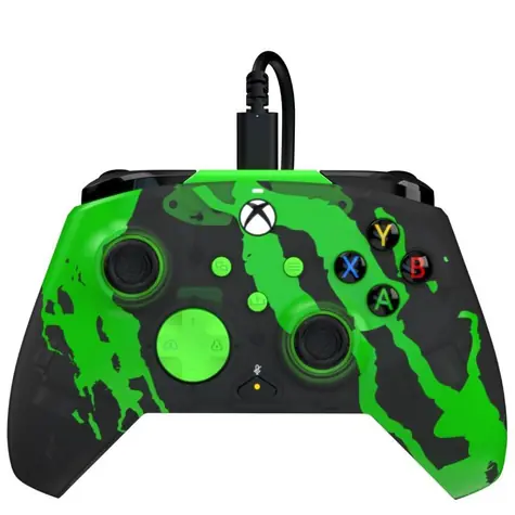 PDP Rematch GLOW Jolt Green / Herný ovládač / drôtový / USB-C / 2,43 m / Xbox Series X/S, Xbox One, PC