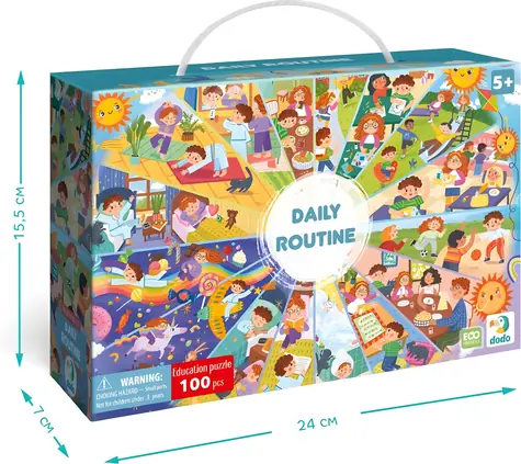 DODO Puzzle Denná rutina / 100 dielikov