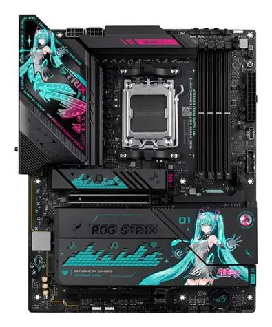 Asus ROG STRIX X870E-H GAMING MIKU / Základná doska / AMD X870E / DDR5 / Wi-Fi 7 / USB4 / sc.AM5 / ATX
