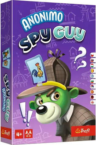 Trefl Hra Spy Guy Anonimo / 56 kariet / 3 čelenky / od 4 rokov