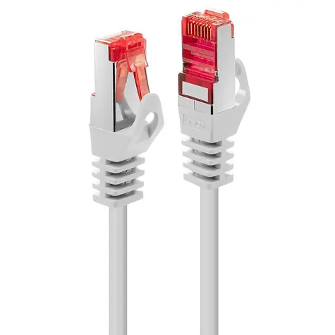 Lindy Basic biela / Patch kábel / Cat6 / S/FTP / 0,3 m / RJ-45
