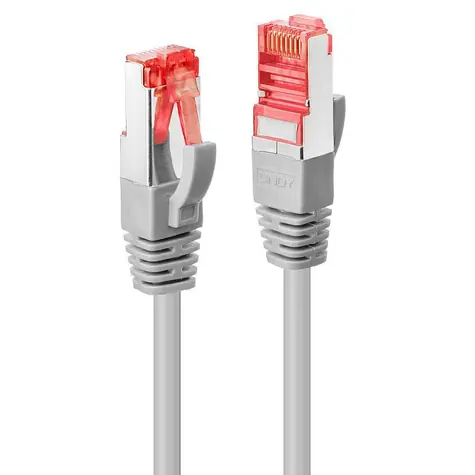 Lindy Cat6 S/FTP sivá / Patch kábel / RJ-45 / 0,3 m / 250 MHz