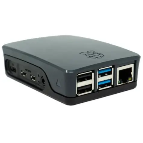 Raspberry Puzdro Original pre Raspberry Pi 4B čierno-šedá / Puzdro