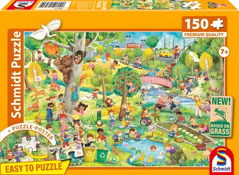 Schmidt Puzzle Šťastná planéta / 150 dielikov / 43,2 x 29,1 cm