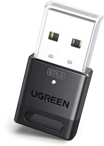 Ugreen CM748 čierna / Bluetooth adaptér / USB-A / dosah 20 m