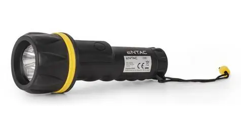 Entac Svietidlo 2D čierna / Svietidlo / LED 1 W / 15 lm / 2x D / IP44