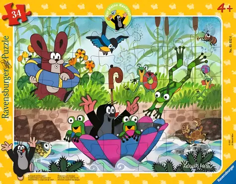 Ravensburger Vkladačka Krtko / 34 dielikov / 32,5 x 24,5 cm