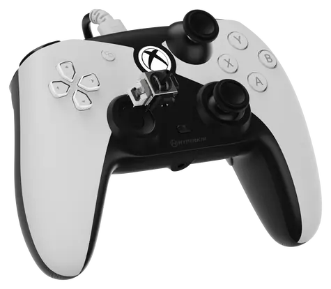 Hyperkin Duchess biela / Ovládač / Xbox Series X/S, Xbox One, PC / Drôtový / USB-C / Hall senzor