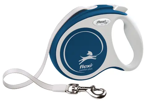 Flexi Comfort PLUS XS modré / Vodítko / opasok 3 m / samonavíjacie / do 12 kg