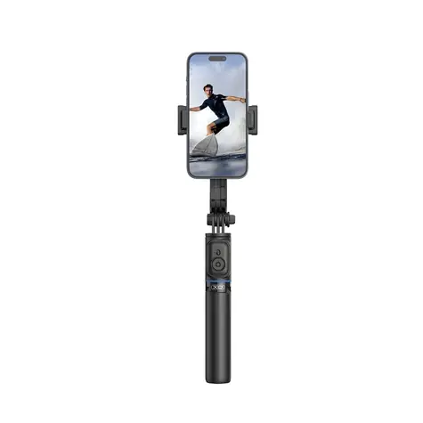 Xo SS13 čierna / Selfie tyč so statívom / Bluetooth / 106 cm