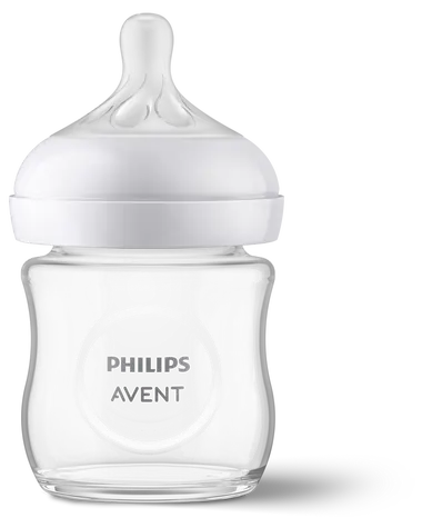 Philips Avent Natural Response SCY930/01 priehľadná / Detská fľaštička / sklo / 120 ml / 0m+