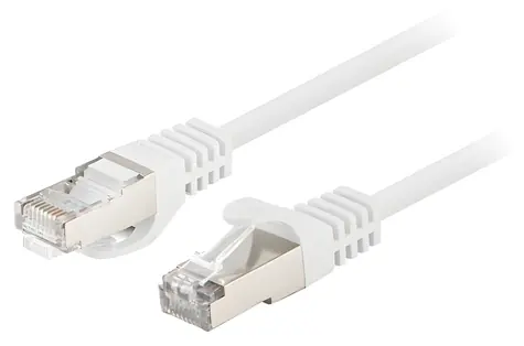 Lanberg CAT6 FTP 3M biela / Patch kábel / RJ45-RJ45 / Fluke Passed / 10 ks