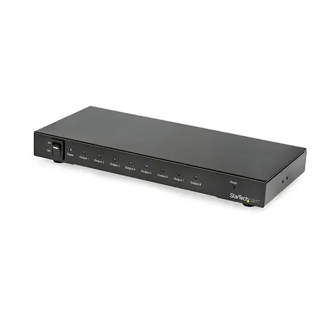 StarTech HDMI splitter 1x8 čierna / HDMI splitter / 4K 60Hz / napájaný