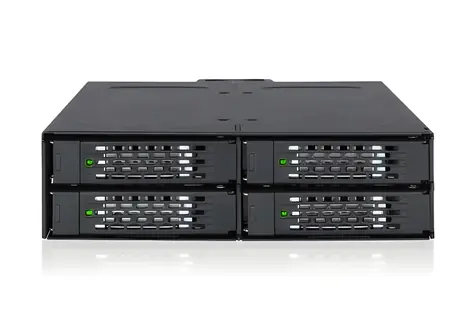 Icy Dock MB607SP-B čierna / Backplane pre 4X 2,5" HDD / SSD / SATA III / Hot-Swap / 1x 5,25"