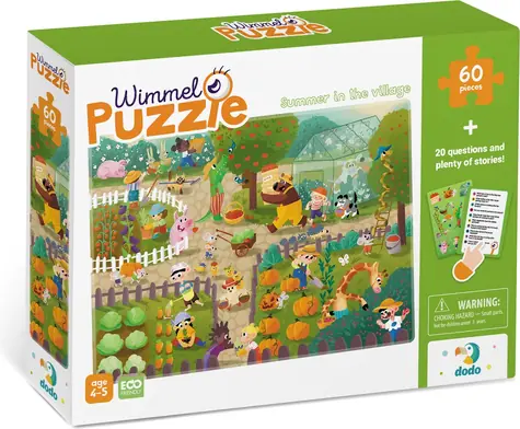 DODO Puzzle Leto na vidieku / 60 dielikov / 32 x 23 cm