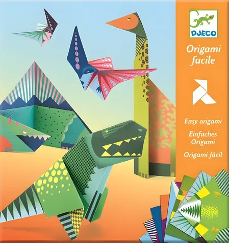 DJECO Origami Dinosaury / Origami obrázky / 24 obrázkov / od 6 rokov