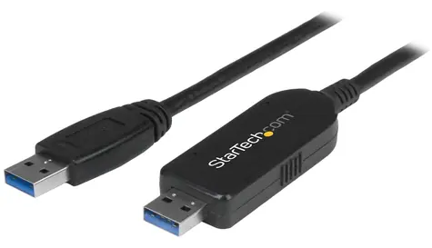 StarTech PCLINQ čierna / Dátový kábel / USB-A - USB-A / USB 3.0 / 5 Gbps / 1,8 m