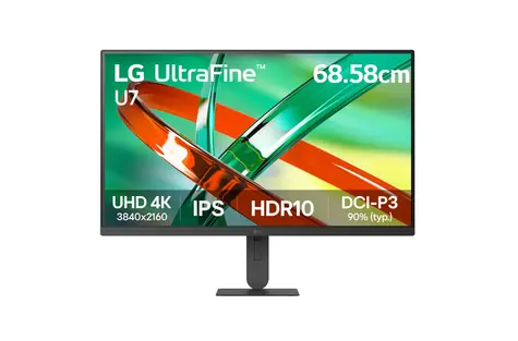 27" LG UltraFine 27U710B-B čierna / Monitor / IPS / 4K UHD / 60 Hz / HDMI & DP